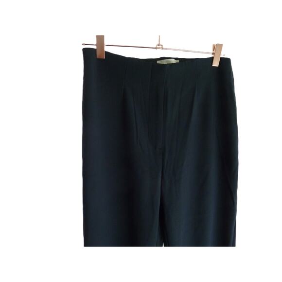 NWT Abercrombie and Fitch Black Pant Trousers 4L 27 Long High Rise Slim Boot - Picture 2 of 6